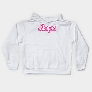 Nope Barbie Style X Kids Hoodie